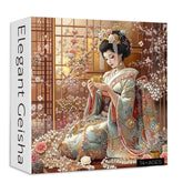 Elegante puzzle geisha puzzle 1000 pezzi